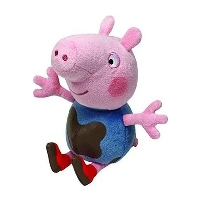 Beanie Babies Peppa Pig George bláto 15 cm