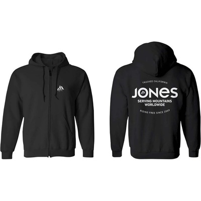 JONES Hoodie Zip Riding Free black