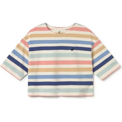 TWOTHIRDS Дамска тениска TWOTHIRDS Women's Fingal T-shirt - Multicolour Stripes (916-5822-0114)