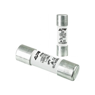 FVE DC pojistka Adelid APV 1000V, 10A 10x38 mm pro solární systémy