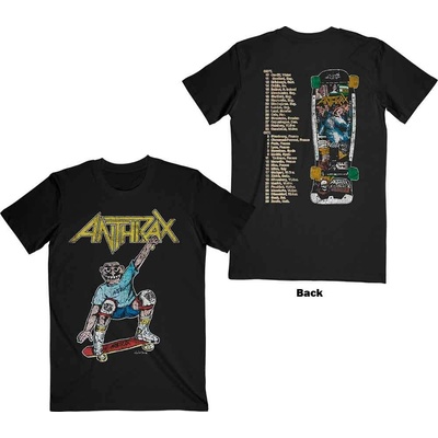 Rock off metal Anthrax Spreading Skater Notman Vintage BL čierne