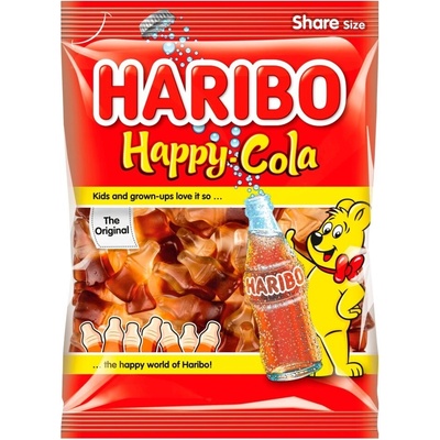Haribo Happy Cola želé s príchuťou ovocia a coly 175 g