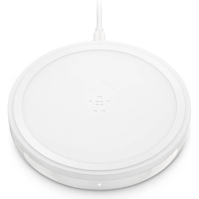 Belkin BOOST UP Bold Wireless Charging Pad 10W - поставка (пад) за безжично зареждане за Apple, Samsung, LG, Sony и други QI съвместими устройства (бял)