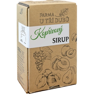 Farma U Tří dubů Kopřivový sirup 3 l