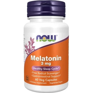 NOW Мелатонин 3 мг | Melatonin | Now Foods, 60 капс (NF3255)