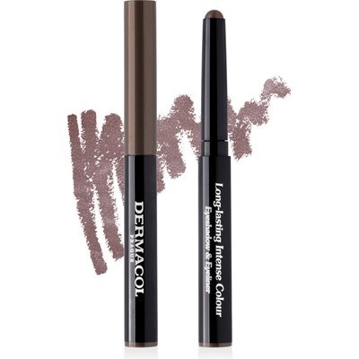 Dermacol Long-Lasting Intense Colour oční stín a linka 2v1 12 1,6 g