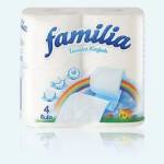 Familia (хартия) Тоалетна хартия Familia неароматизирана 4бр