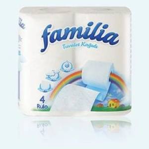 Familia (хартия) Тоалетна хартия Familia неароматизирана 4бр
