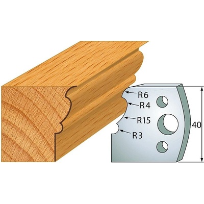 IGM Professional IGM Profil 101 - pár nožov 40x4mm SP F026-101