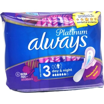 Always platinum дамски превръзки, Day & night, 6 броя
