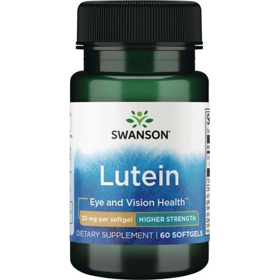 Swanson Lutein 20 mg 60 kapslí