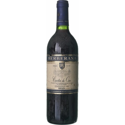 Berberana Rioja suché červené 1996 0,75 l (holá láhev)