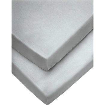 Mamas & Papas Чаршафи за легло Mamas & Papas - Сиви, 70 x 142 cm, 2 броя (779546800)