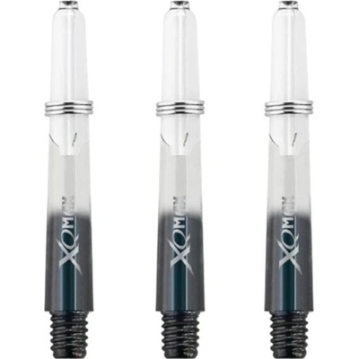 XQMax Darts Gradient with Logo - short - clear black – Zboží Dáma