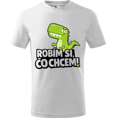 Handel detské tričko Robím si, čo chcem! biela