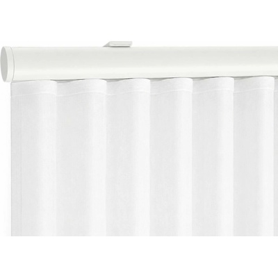 Kovovégarnýže Kolejnice Deco wave bílá lesklá 101-150cm