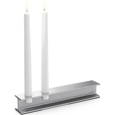 Hoefats Свещник Henry II сребрист (00661)