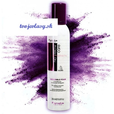 Fanola No Yellow Incredible Foam penový Conditioner 250 ml