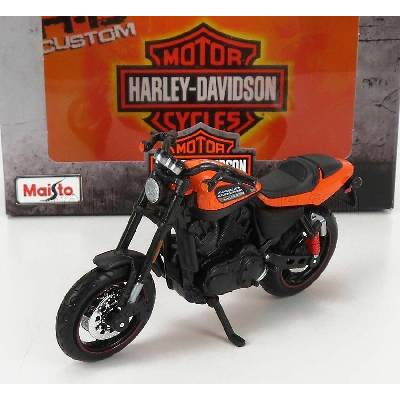 MAISTO HARLEY DAVIDSON XR1200X 2011 - ORANGE BLACK 1:18