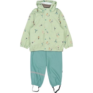 Mikk-Line Детска грейка Mikk-Line Kid's PU Rain Set AOP Overall - Soccer AOP - размер 134 (EU) (702-5353-0420)