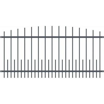 Kovové plotové pole PLP75 š. 2500 x v. 1000 mm