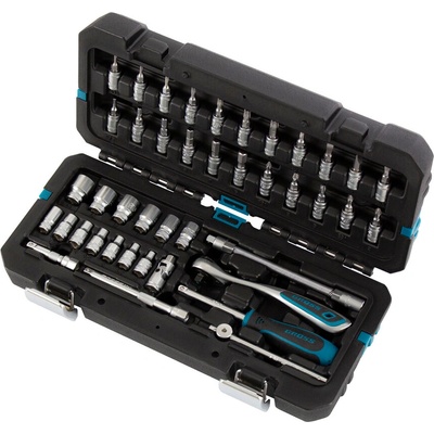 GROSS К-т инструменти, 42 бр. , тресчотка 120 зъба, CrV, 1/4" Gross (14146)