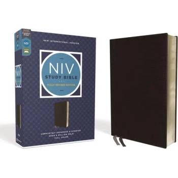 Image 1 of NIV Study Bible, Fully Revised Edition, Bonded Leather, Black, Red Letter, Comfort Print | Mark L. Strauss, Jeannine K. Brown