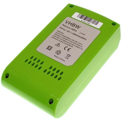 VHBW Батерия за Greenworks 29322 / 29807, 24 V, 2.0 Ah (800111192)