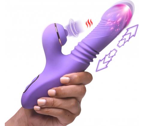 Shegasm Shegasm Pro Thrust Suction Rabbit Purple