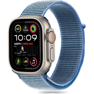 Tech-Protect Найлонова каишка за Apple Watch 6/7/8/9/10/SE (40/41/42 mm) от Tech-Protect Nylon - Baby Blue (5906302370702)