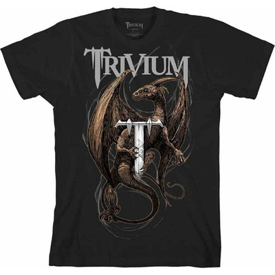 Trivium tričko Perched Dragon čierne