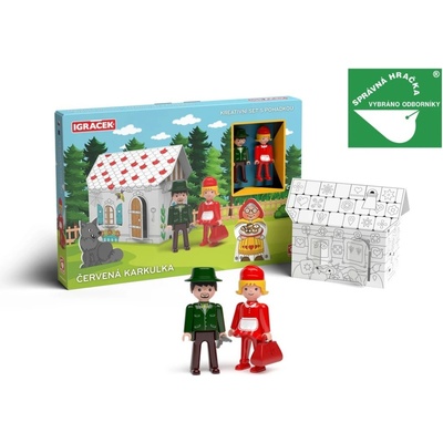 Efko Kreativní set s pohádkou Igráček Červená Karkulka