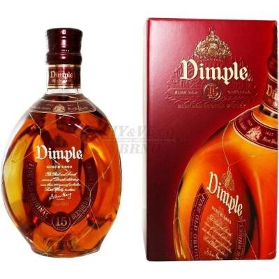 Dimple 15y 43% 1 l (holá láhev)