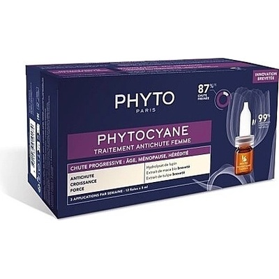 Phyto Phytocyane Anti-Hair Loss Treatment For Women proti vypadávaniu vlasov 12 x 5 ml