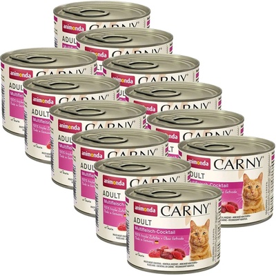 Animonda Carny Adult - Мулти-месен коктейл 12 x 200 г
