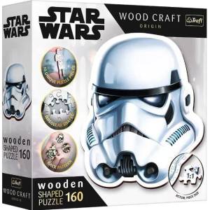 Trefl - Puzzle Contour Stormtrooper Helmet wooden 160 - 160 piese