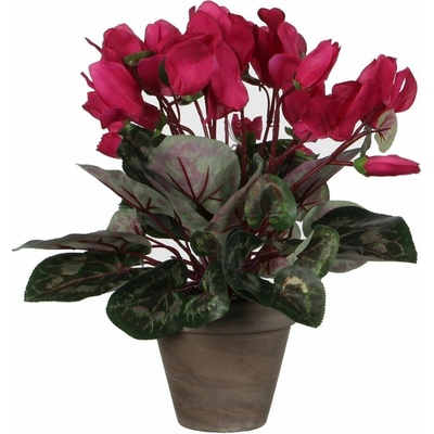 Umělá rostlina Brambořík, 30 cm, tmavě růžová 947229