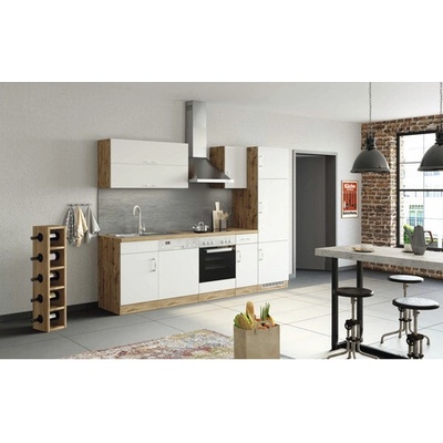 Held Möbel Sorrento 360 cm farba čela biela matný farba korpusu dub matný
