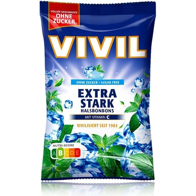 Vivil Extra silné na krk bez cukru s vitamínem C 120 g