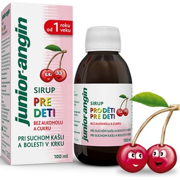 Junior angin sirup pro děti 100 ml