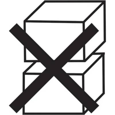 Walteco Nestohovat/Do not stack - piktogram, 70x100mm, samolepka Množství: 1 ks , 20122