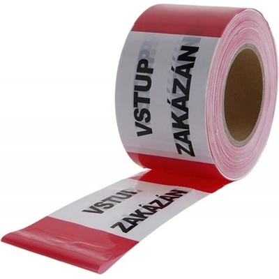 LEVIOR Páska varovací 80mmx250m VSTUP ZAKÁZÁN