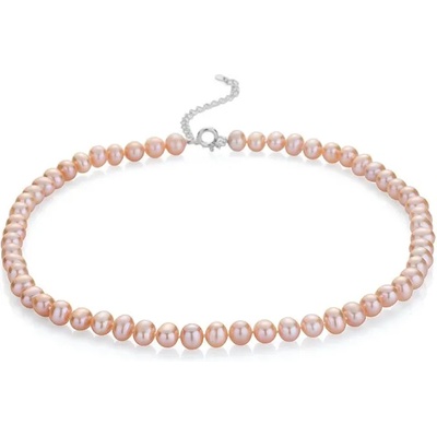 Swan Колие със сладководни розови перли 8-8, 5mm R04388NR Swan