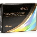 Alcon Air Optix colors Green barevné měsíční nedioptrické 2 čočky