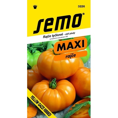 Semo Rajčiak kolíkový - Yellow Gazza Ribbed 30s - séria Maxi