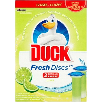 Duck Fresh Discs čistič WC Limetka nápln 2x36 ml
