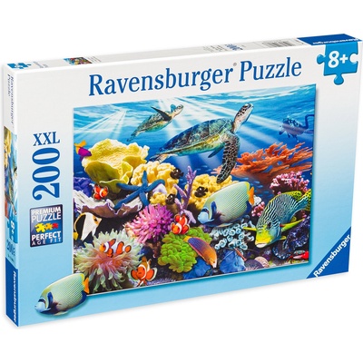 Ravensburger Пъзел Ravensburger от 200 XXL части - Подводен свят (12608)