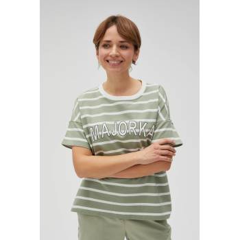 Moodo Маслинени райета тениска Moodo | Zelen | ЖЕНИ | XS