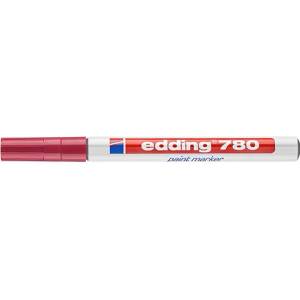 edding Лаков маркер, 0, 8 мм, edding "780", червен 4-780002 (4-780002)