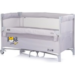 Chipolino Бебешка кошара с падаща страна Chipolino - Релакс, тигър, платина (KOSIRE267PL) - baby